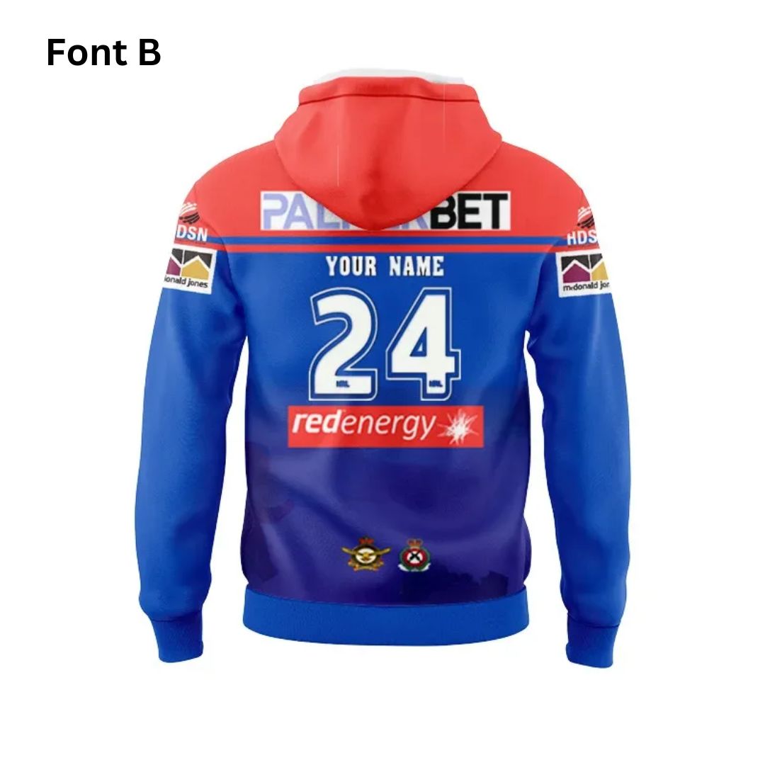 Newcastle Knights 2024 ANZAC Hoodie