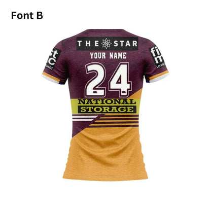 Brisbane Broncos 2024 Women's Home Shirt