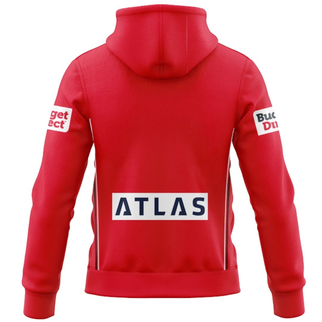 Perth Bears 2027 Red Training Hoodie with Zipper