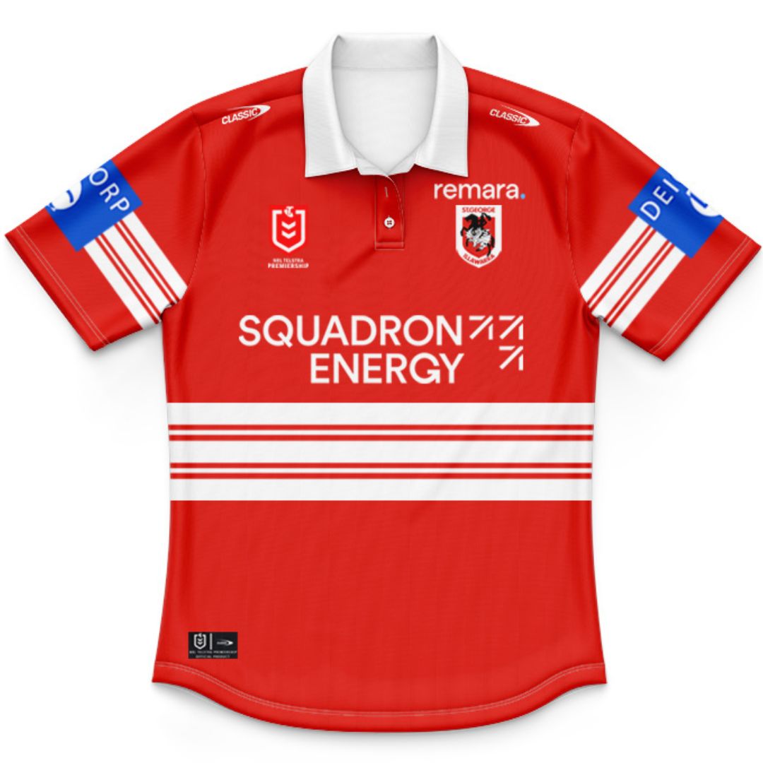 St George Illawarra Dragons 2026 Kids Away Polo Shirt