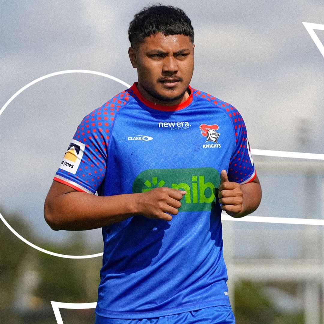 Newcastle Knights 2025 Blue Pro Training Shirt