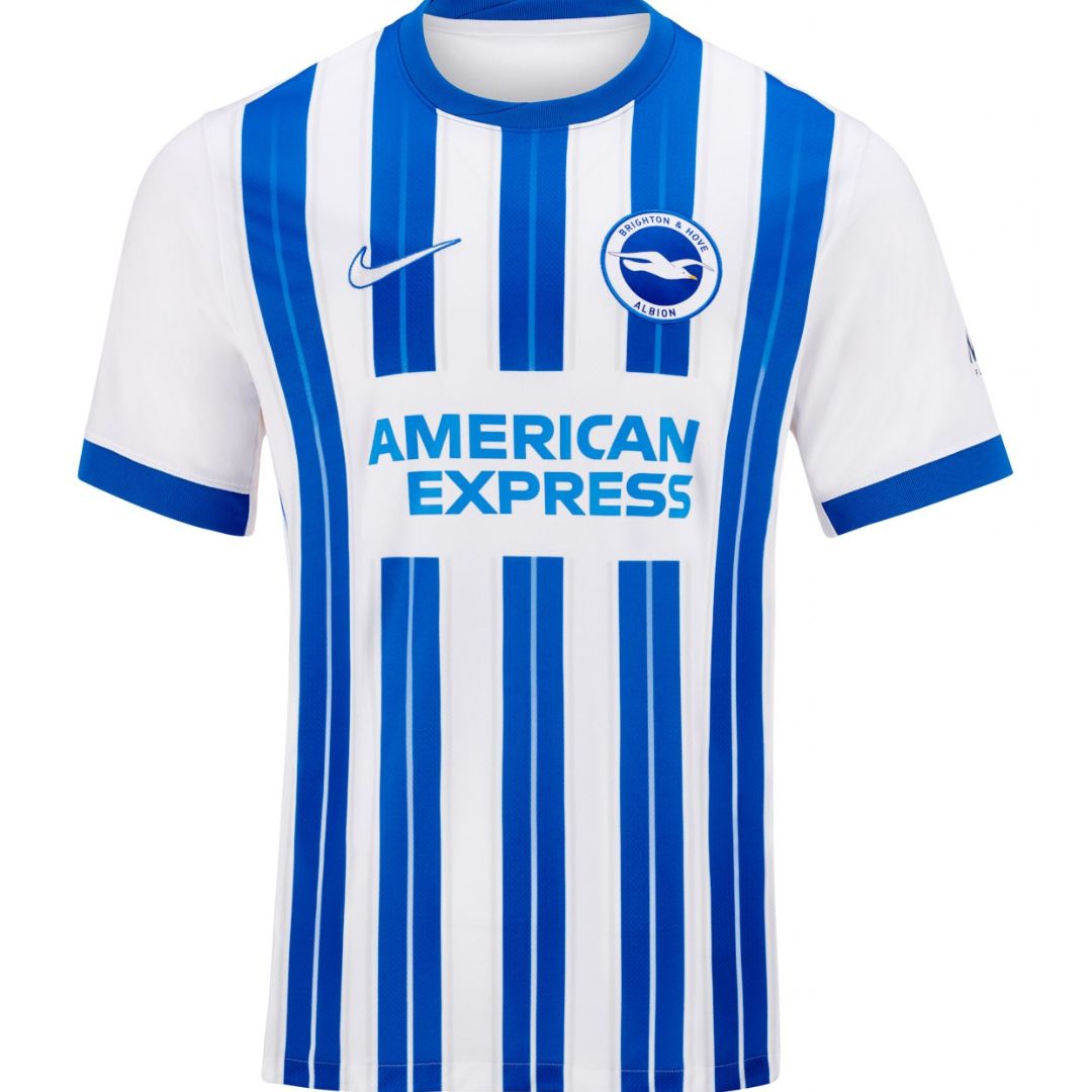 Brighton & Hove Albion 2024/25 Home Jersey Shirt Kit
