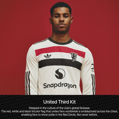 Manchester United 2024/25 Long Sleeve Third Jersey Shirt (Add Your Own Name & Number)