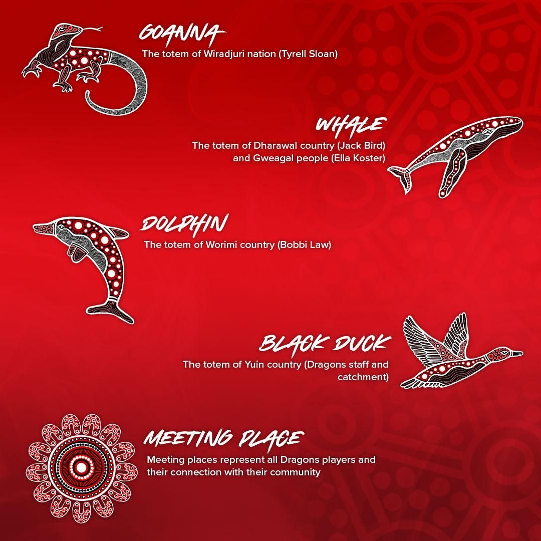 St George Illawarra Dragons 2024 Indigenous Training Shirt