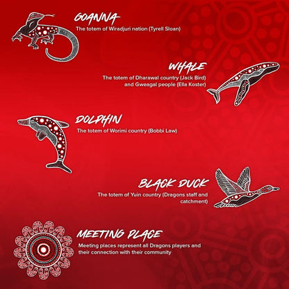 St George Illawarra Dragons 2024 Indigenous Training Shirt