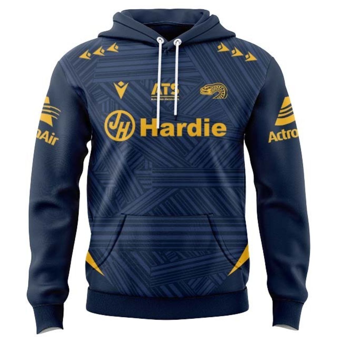 Parramatta Eels 2026 Navy Blue Training Hoodie with Zipper