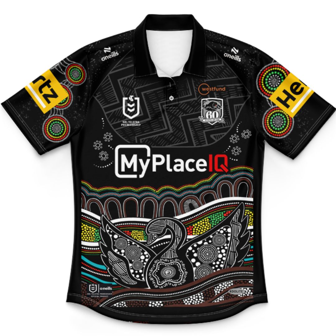 Penrith Panthers 2026 Kids Indigenous Polo Shirt