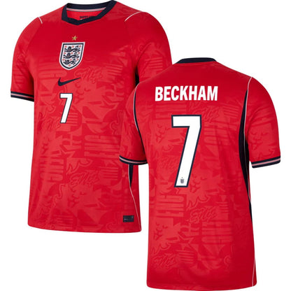 England Soccer 2026 World Cup Beckham #7 Away Jersey Shirt