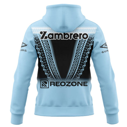Cronulla Sutherland Sharks 2025 Pasifika Hoodie with Zipper
