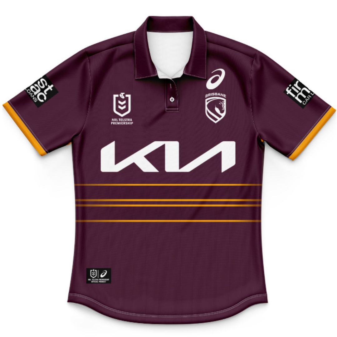 Brisbane Broncos 2026 Kids Home Polo Shirt