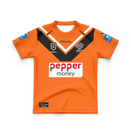 Wests Tigers 2025 Kids Away Jersey