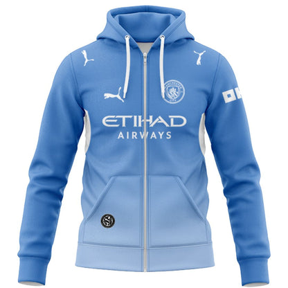 Manchester City 2026/27 Home Hoodie with Zipper