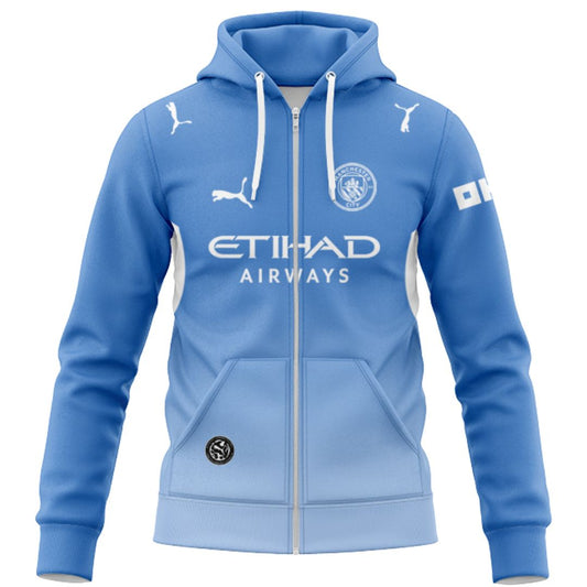 Manchester City 2026/27 Home Hoodie with Zipper
