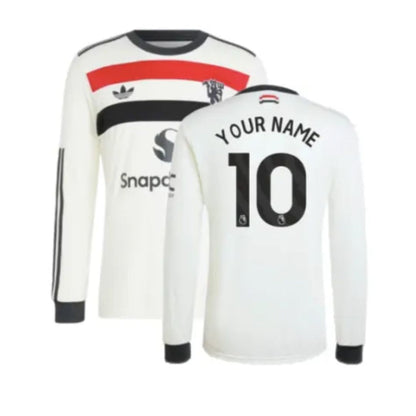 Manchester United 2024/25 Long Sleeve Third Jersey Shirt (Add Your Own Name & Number)