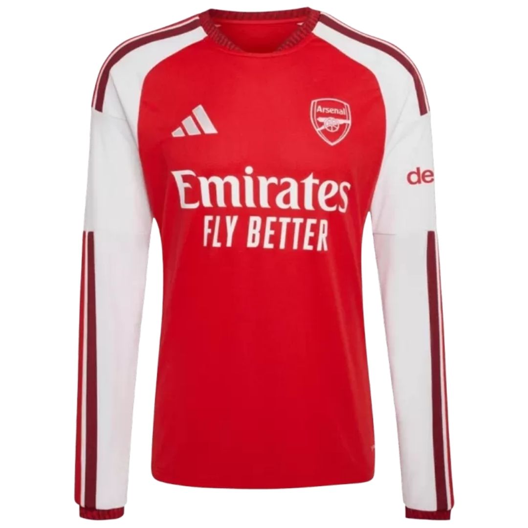Arsenal Gunners 2026/27 Long Sleeve Home Jersey Shirt