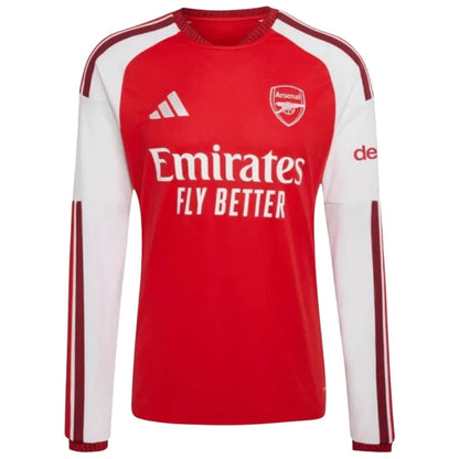 Arsenal Gunners 2026/27 Long Sleeve Home Jersey Shirt