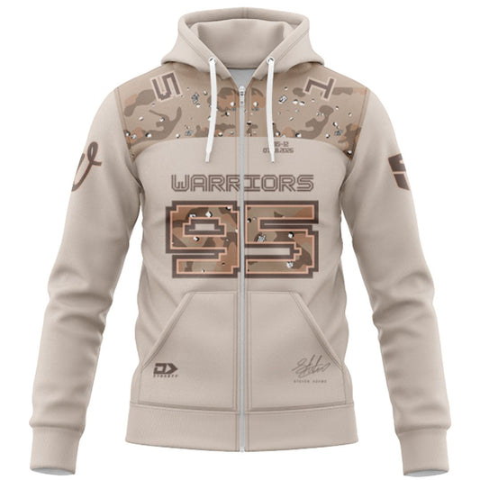 New Zealand Warriors Steven Adams Hoodie with Zipper