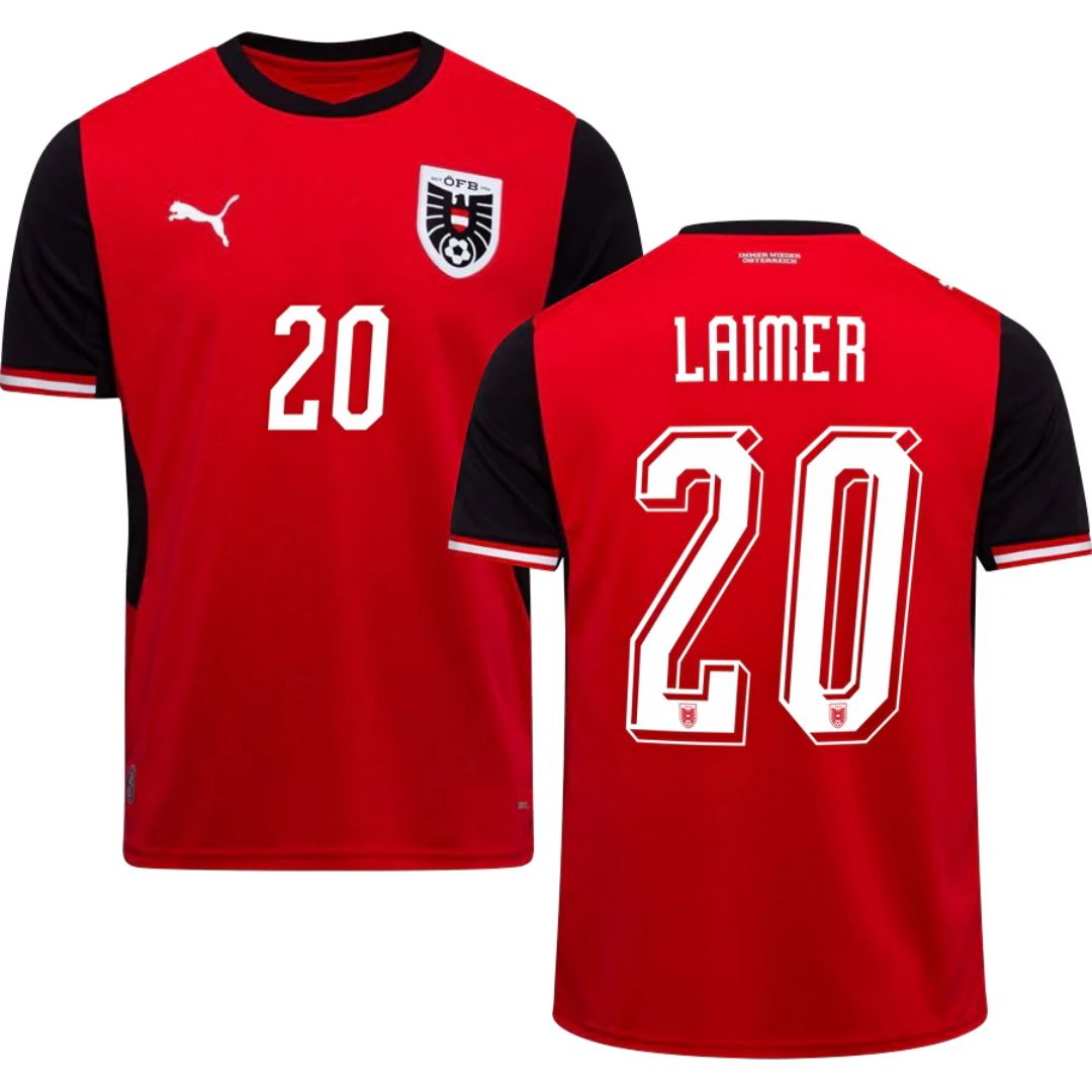 Austria 2026 World Cup Laimer #20 Home Jersey Shirt