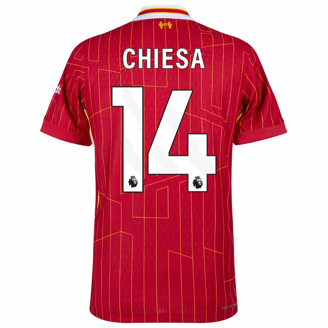 Liverpool 2024/25 Chiesa #14 Home Jersey Shirt