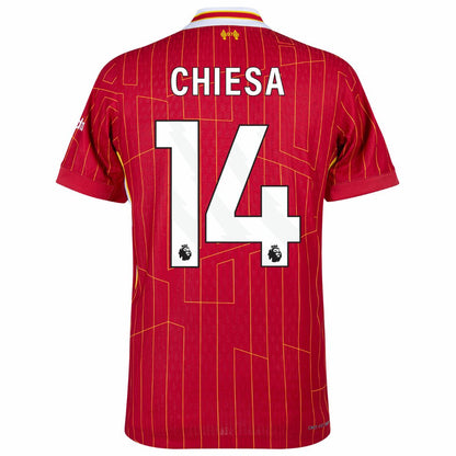 Liverpool 2024/25 Chiesa #14 Home Jersey Shirt
