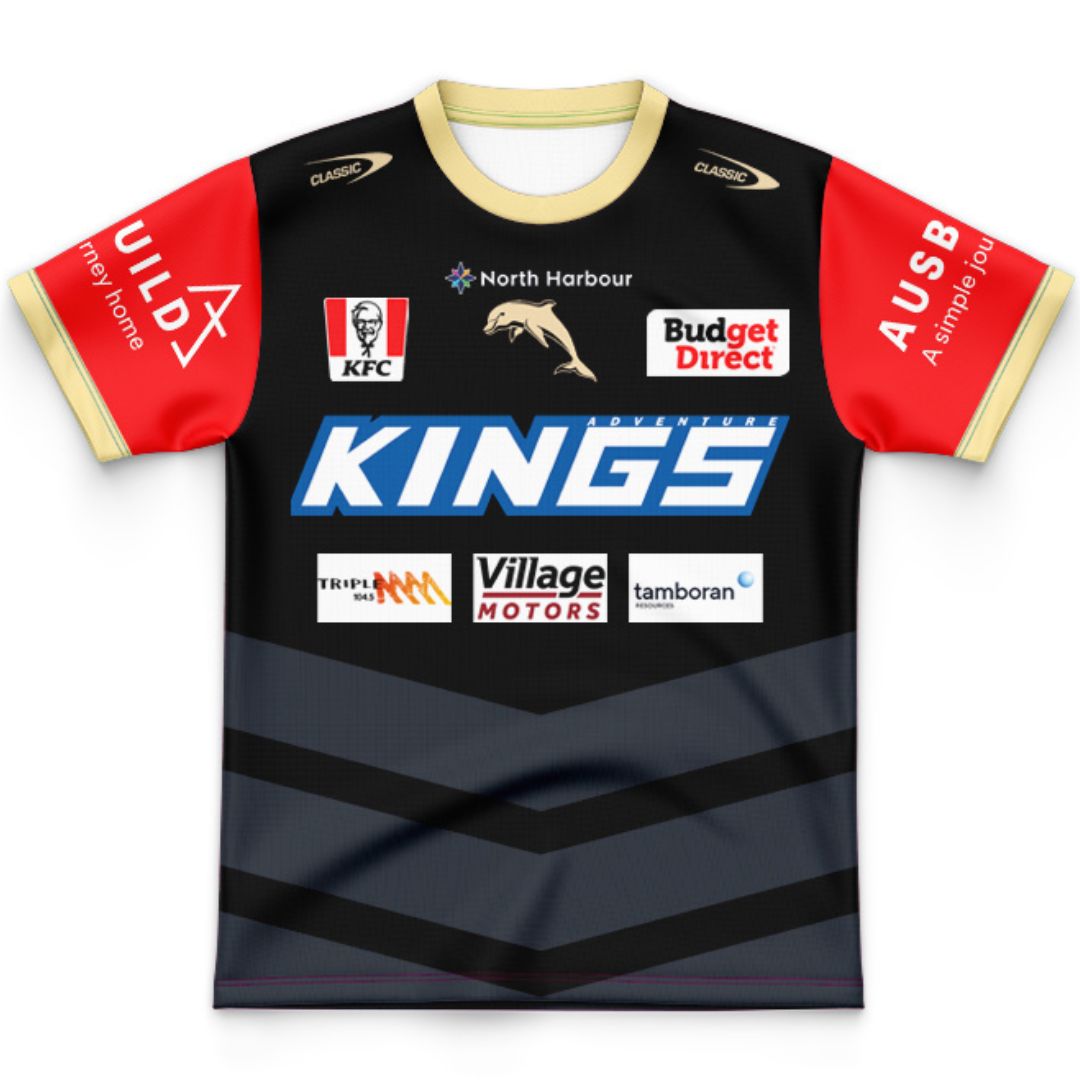 Redcliffe Dolphins 2025 Kids Coaches Training Jersey