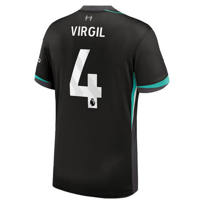 Liverpool 2024/25 Virgil #4 Away Jersey Shirt
