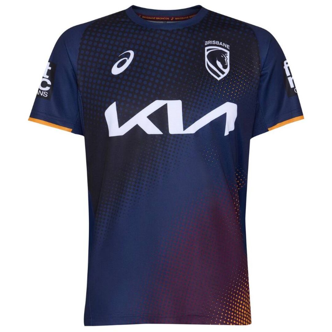 Brisbane Broncos 2026 Navy Blue Training Shirt