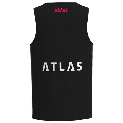 Perth Bears 2027 Black Training Singlet