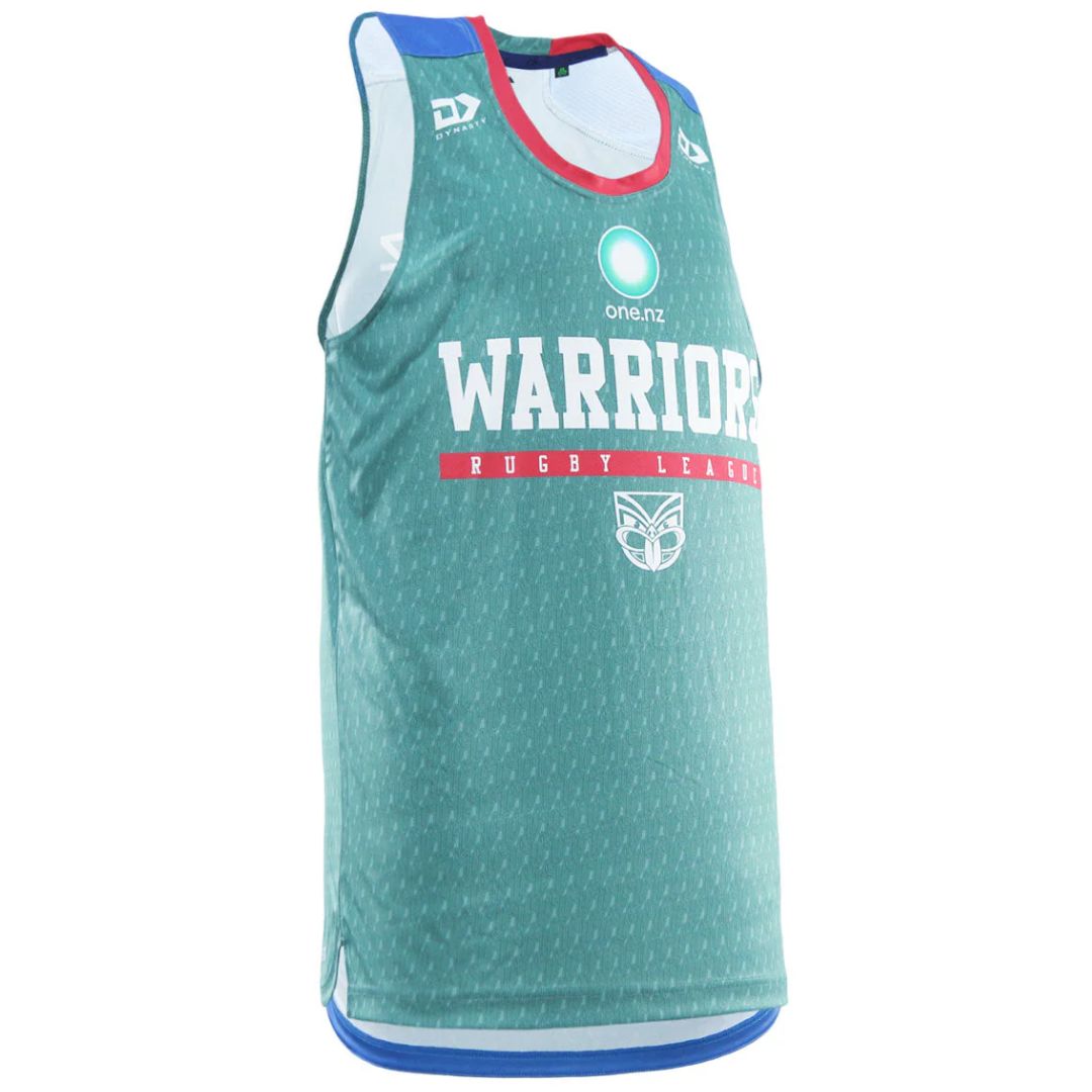 New Zealand Warriors 2026 Green Training Singlet