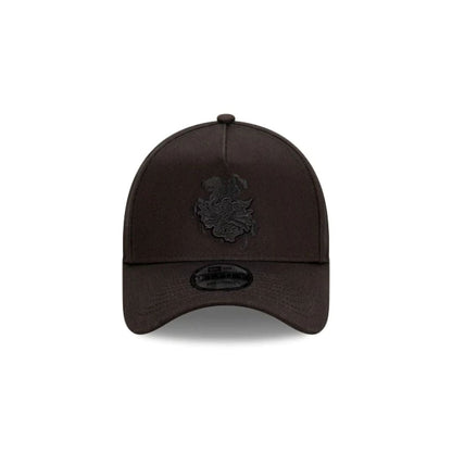 St George Illawarra Dragons Black on Black New Era 9Forty A Frame Cap