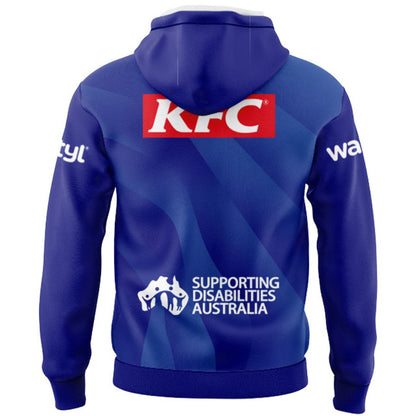 Canterbury Bankstown Bulldogs 2026 Warm Up Hoodie with Zipper