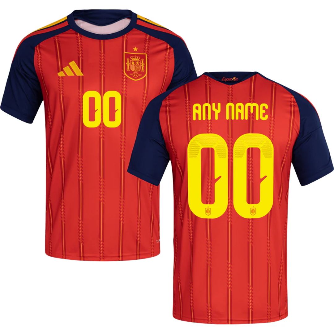 Spain 2026 World Cup Home Jersey Shirt (Add any Name and Number)