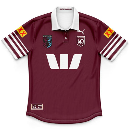 Queensland Maroons 2026 State Of Origin Kids Polo Shirt