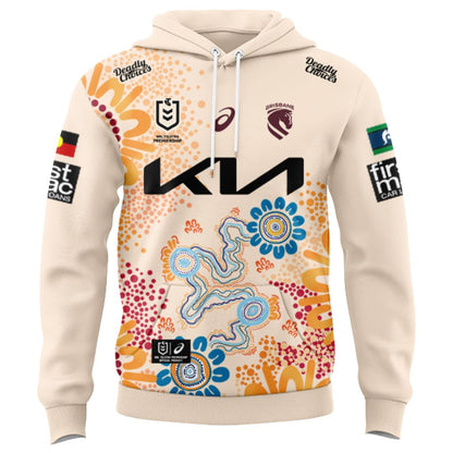Brisbane Broncos 2026 Indigenous Hoodie