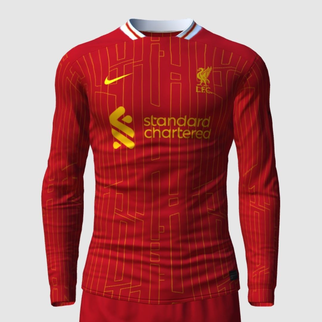 Liverpool 2024/25 Long Sleeve Home Jersey Shirt Player's Edition