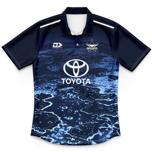 North Queensland Cowboys 2026 Kids Warm Up Polo Shirt