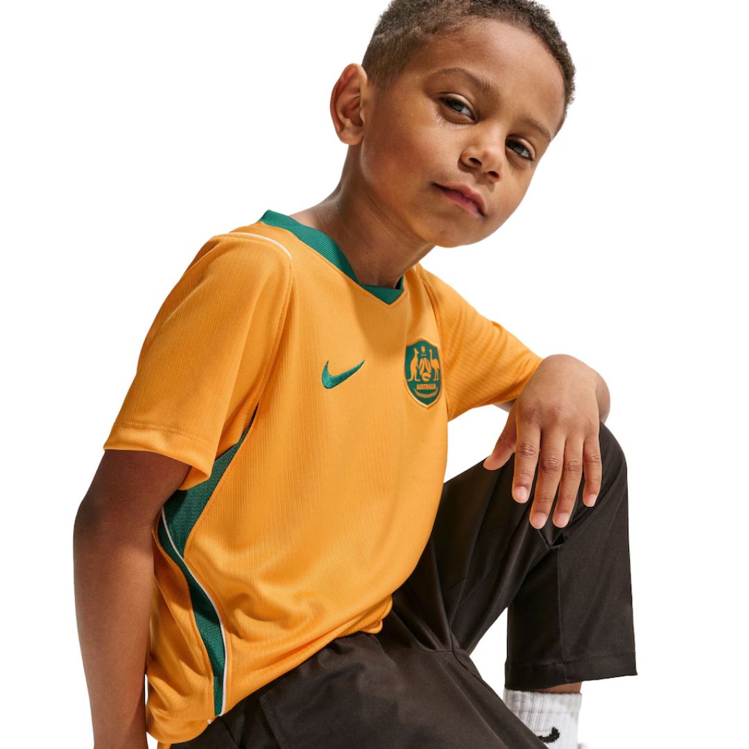 Australian Socceroos 2026 Kids World Cup Home Jersey
