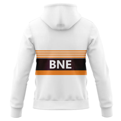 Brisbane Broncos 2025 Run Out Hoodie with Zipper