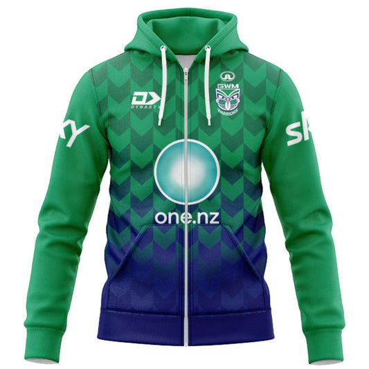 New Zealand Warriors 2026 Pre Season Hoodie with Zipper