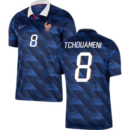 France 2026 World Cup Tchouameni #8 Home Jersey Shirt