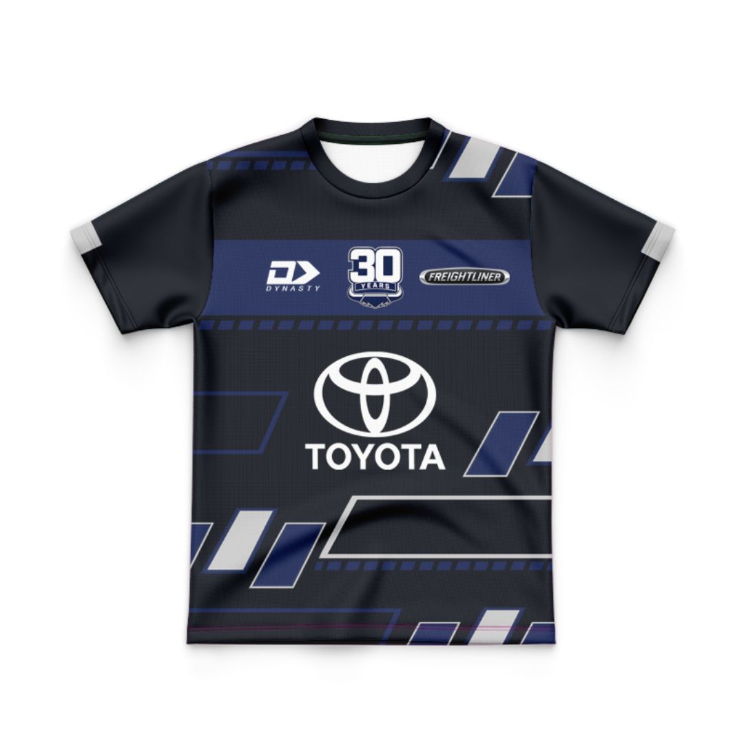 North Queensland Cowboys 2025 Kids Black Training Jersey
