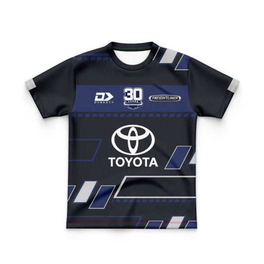 North Queensland Cowboys 2025 Kids Black Training Jersey