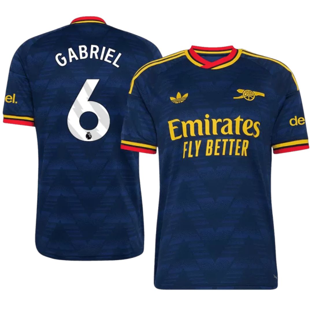 Arsenal Gunners 2026/27 Gabriel #6 Away Jersey Shirt