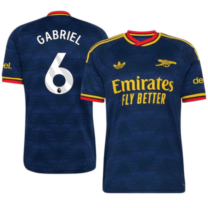 Arsenal Gunners 2026/27 Gabriel #6 Away Jersey Shirt