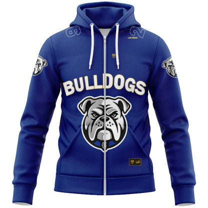 Canterbury Bankstown Bulldogs 2026 Las Vegas Hoodie with Zipper