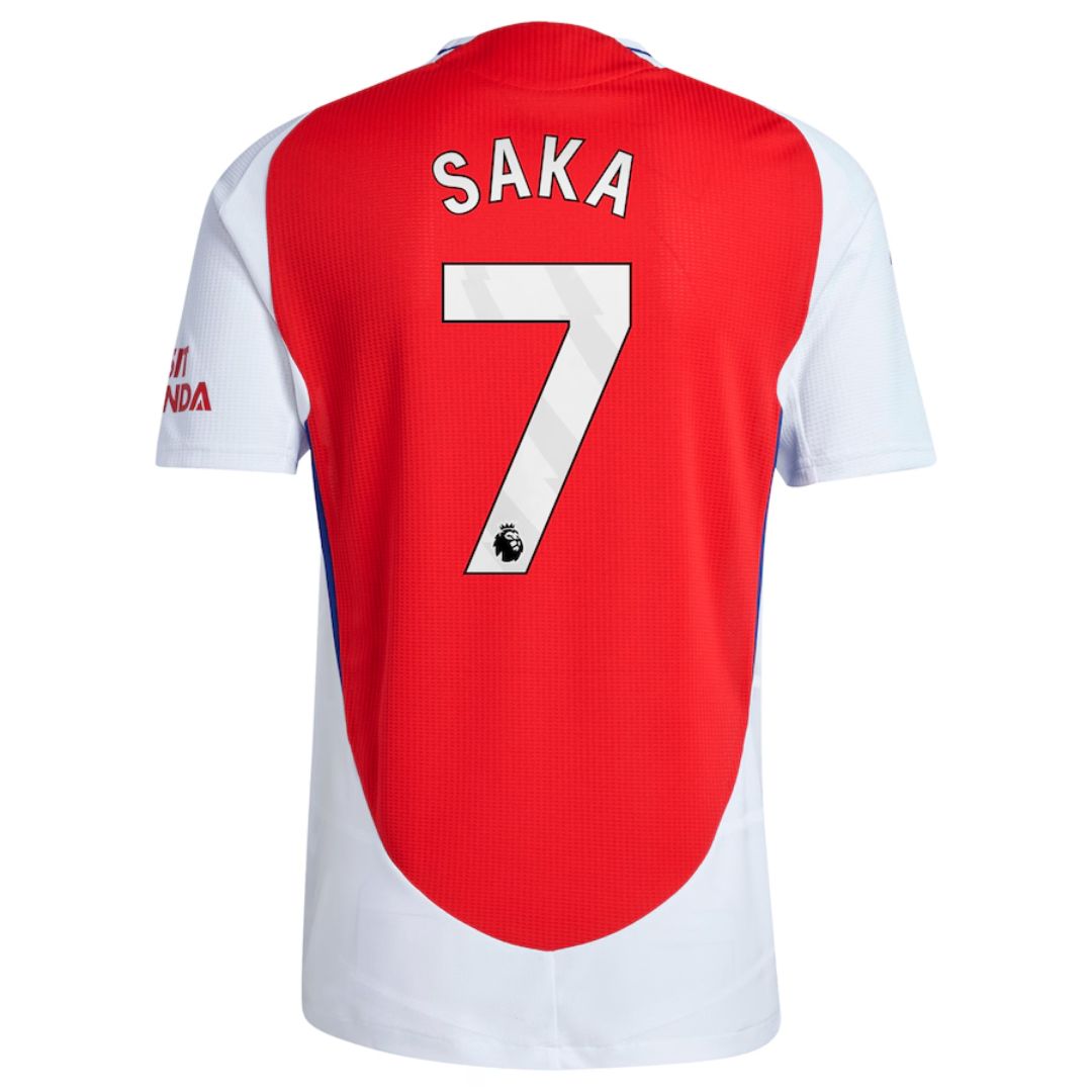 Arsenal Gunners 2024/25 Saka #7 Home Jersey Shirt