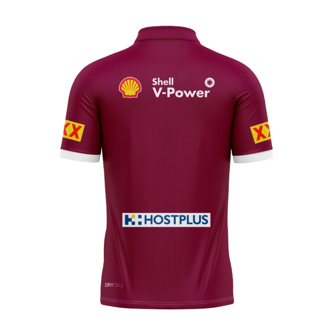 Queensland Maroons 2025 State Of Origin Home Polo Shirt