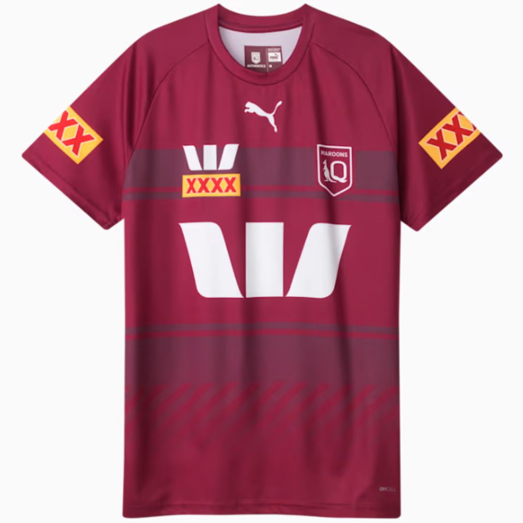 Queensland Maroons 2025 State Of Origin Training Shirt
