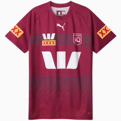 Queensland Maroons 2025 State Of Origin Training Shirt