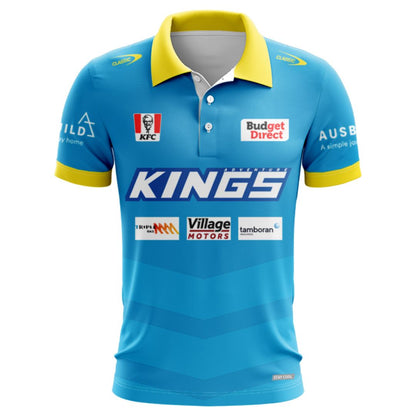 Redcliffe Dolphins 2025 Teal Pro Training Polo Shirt